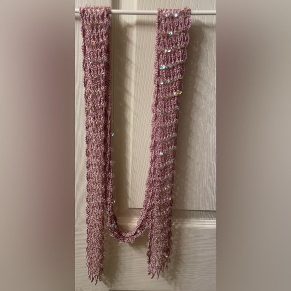 RARE vintage hollister sequin net skinny scarf - Picture 1 of 7